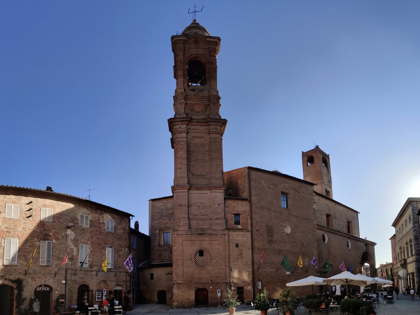 The bell tower of the Cathedral of Città della Pieve